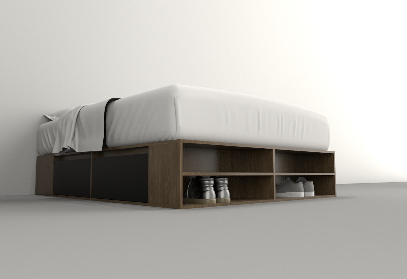 BOX 1,40M 4 CAJONES / 2 ESTANTES - Imagen 14