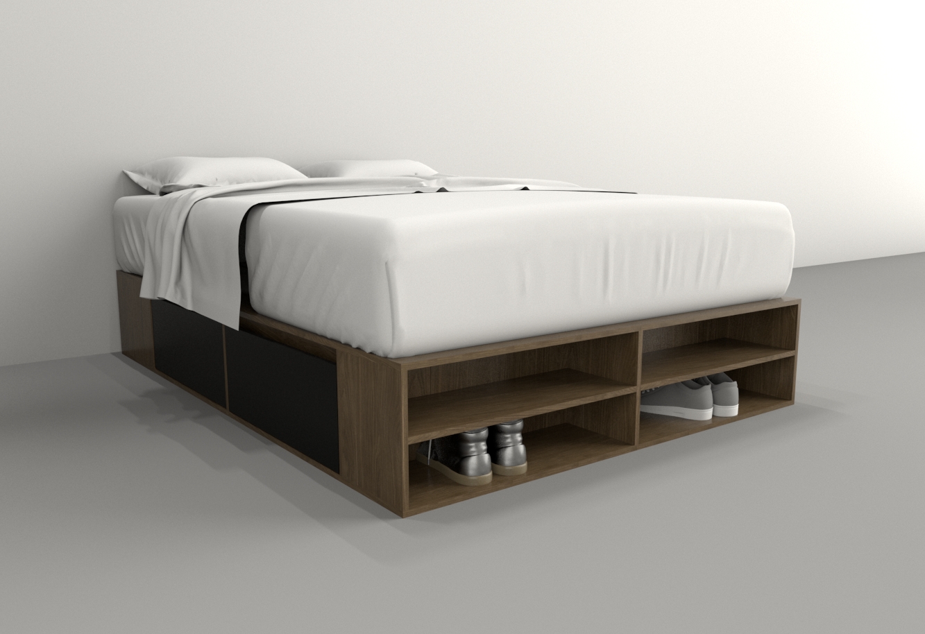 BOX 1,40M 4 CAJONES / 2 ESTANTES - Imagen 18