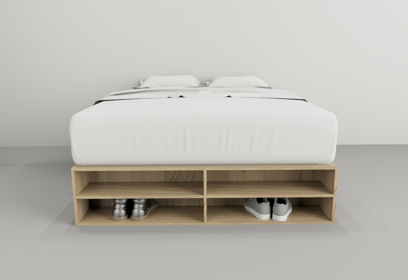 BOX 1,40M 4 CAJONES / 2 ESTANTES - Imagen 49