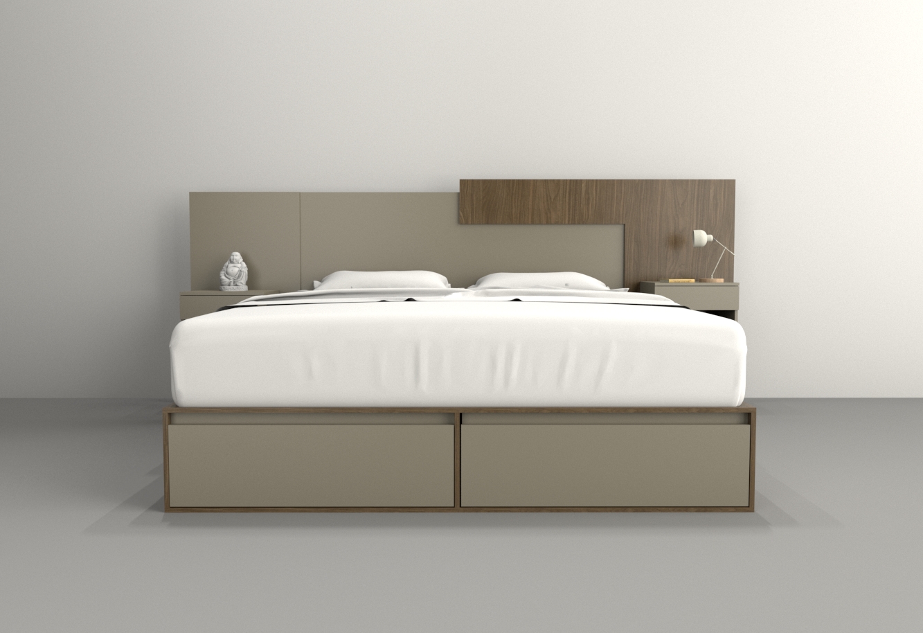 BOX 1,80M 4 CAJONES / 2 PUERTA / 4 ESTANTES - Imagen 12