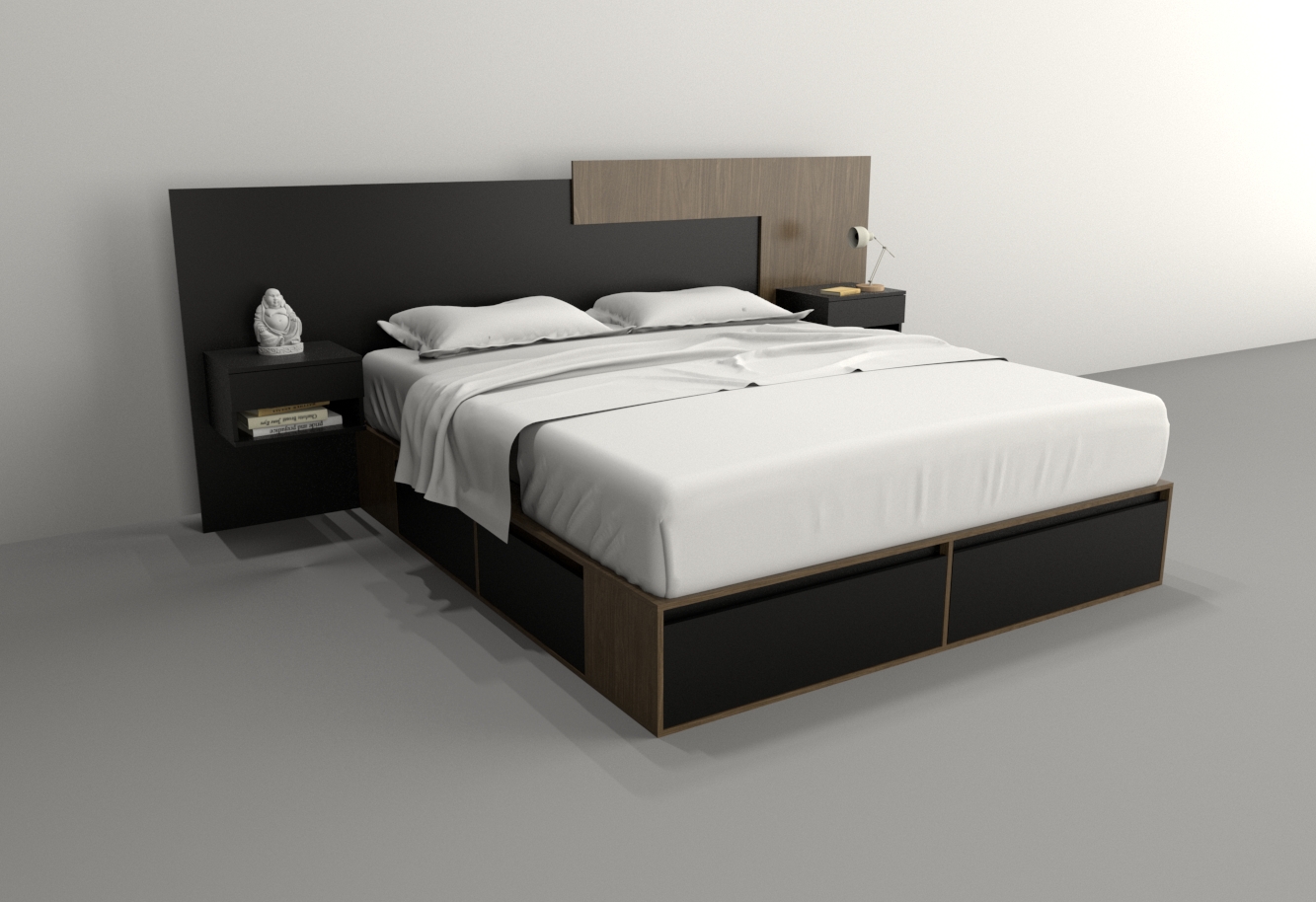 BOX 2,00M 4 CAJONES / 2 PUERTA /4 ESTANTES - Imagen 78