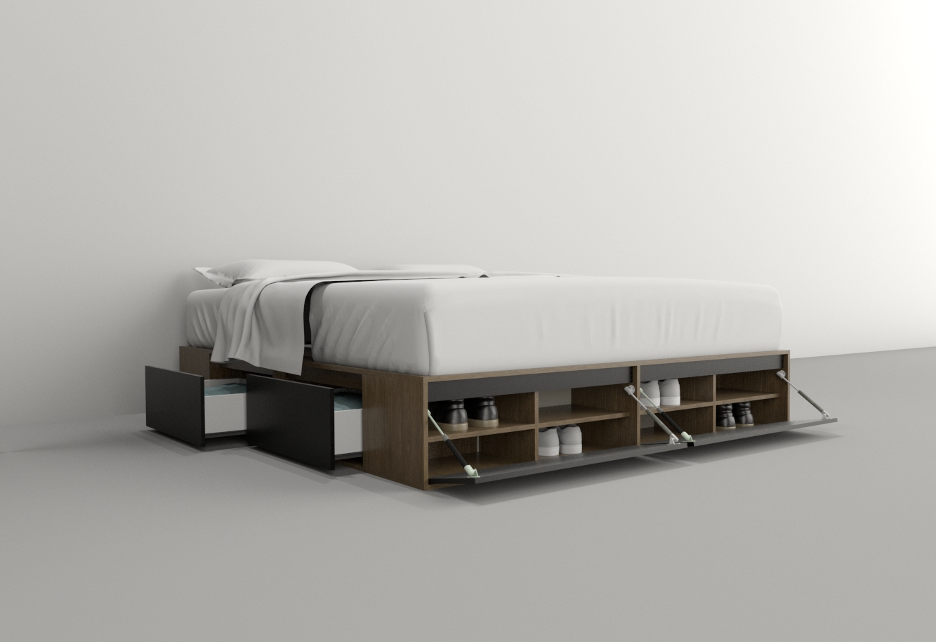 BOX 2,00M 4 CAJONES / 2 PUERTA /4 ESTANTES - Imagen 73