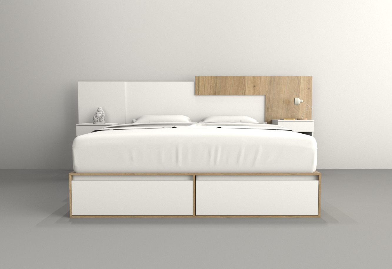 BOX 2,00M 4 CAJONES / 2 PUERTA /4 ESTANTES - Imagen 62