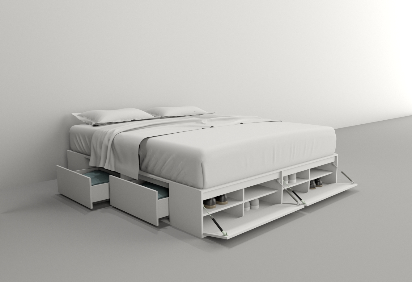 BOX 2,00M 4 CAJONES / 2 PUERTA /4 ESTANTES - Imagen 29