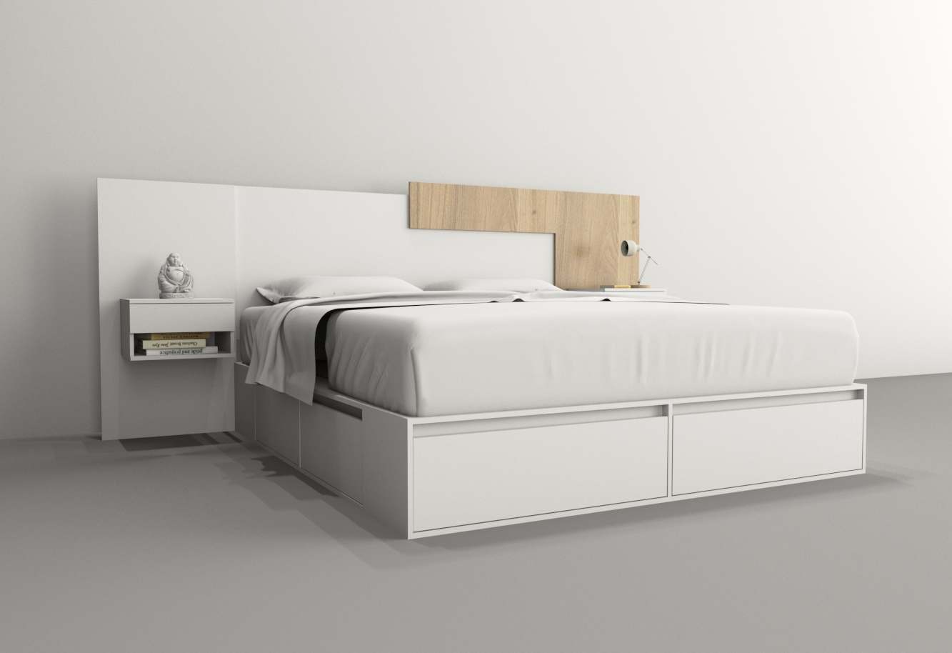 BOX 2,00M 4 CAJONES / 2 PUERTA /4 ESTANTES - Imagen 28