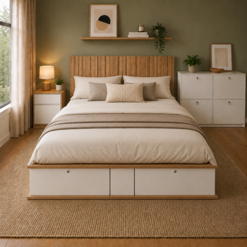Cama Box 4 ptas 4 caj. 6462