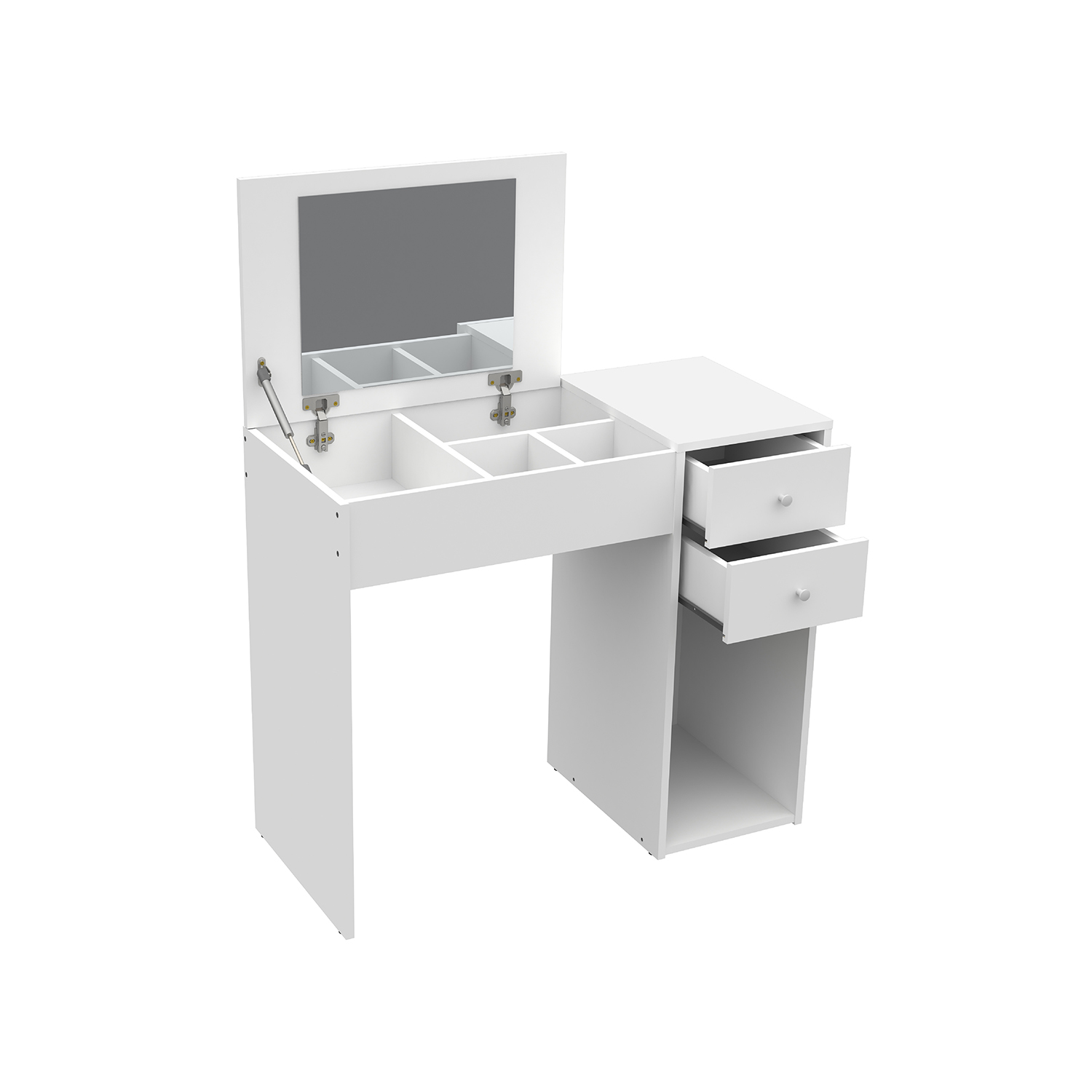 Mueble Tocador de Maquillaje con Espejo - Imagen 2