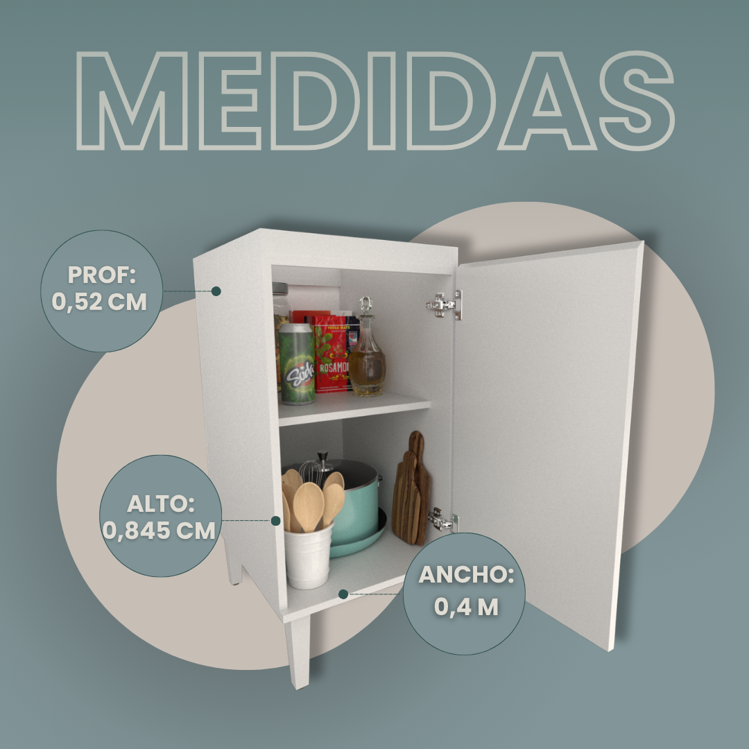 Bajo Mesada 40 cm 85001 - Imagen 25