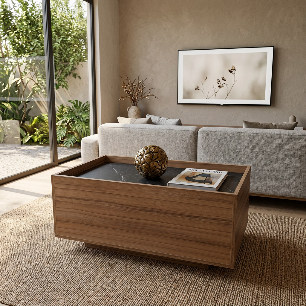 Mesa de Centro 90 cm 1 Pta 4235 - Imagen 22