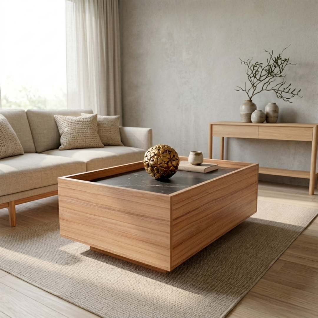 Mesa de Centro 90 cm 1 Pta 4235 - Imagen 9