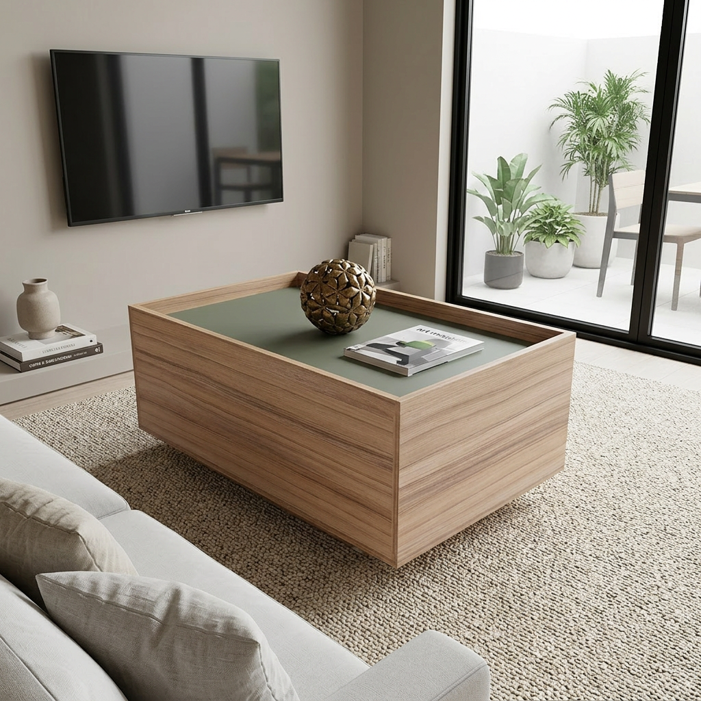 Mesa de Centro 90 cm 1 Pta 4235 - Imagen 11