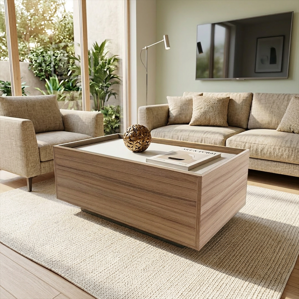 Mesa de Centro 90 cm 1 Pta 4235 - Imagen 14