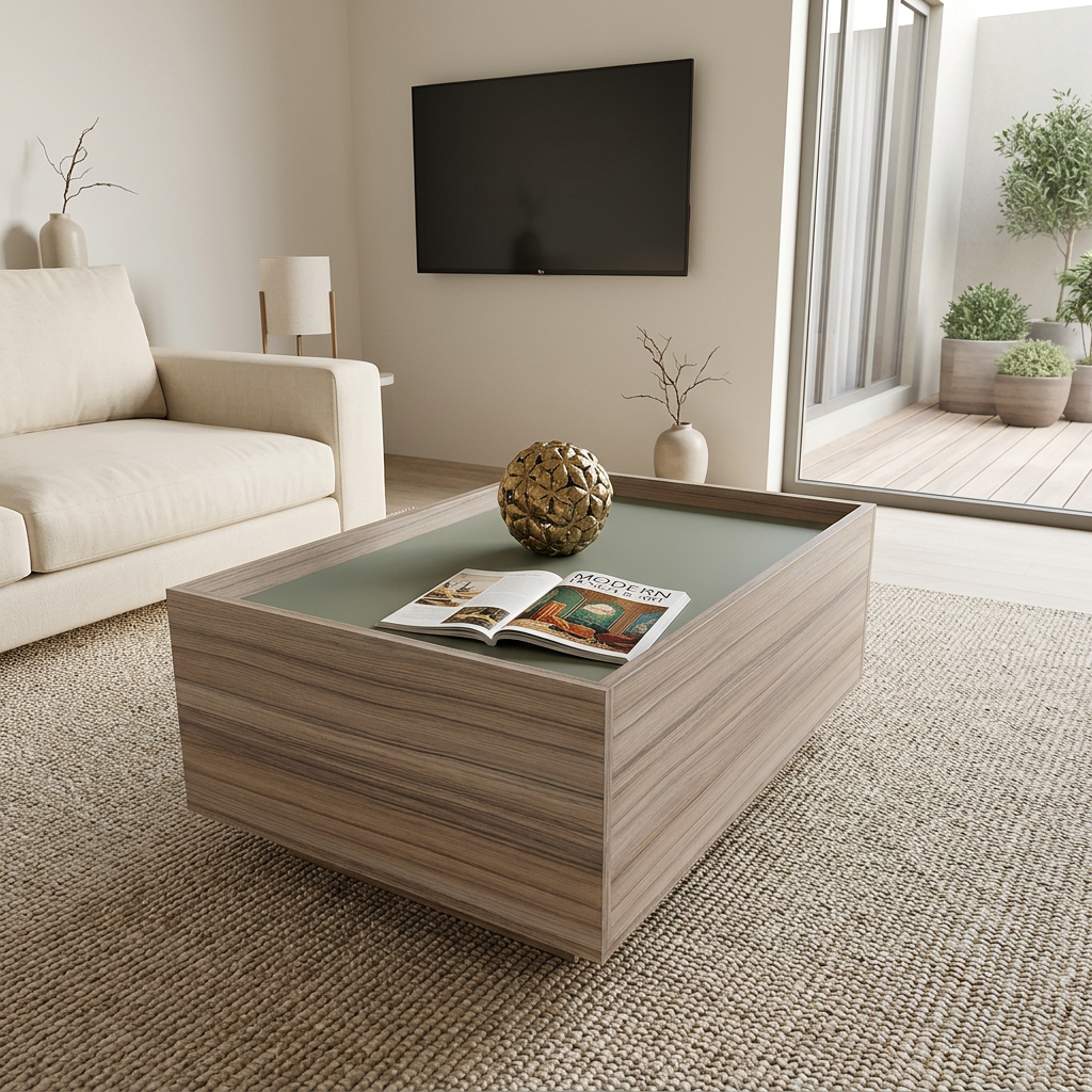 Mesa de Centro 90 cm 1 Pta 4235 - Imagen 15
