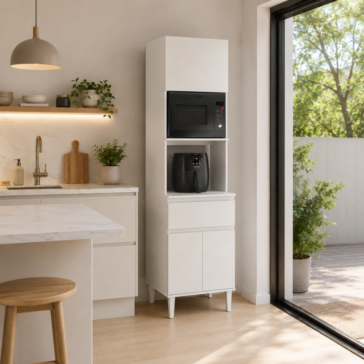 Columna Portamicroondas 60 cm Tables 85011 - Imagen 4