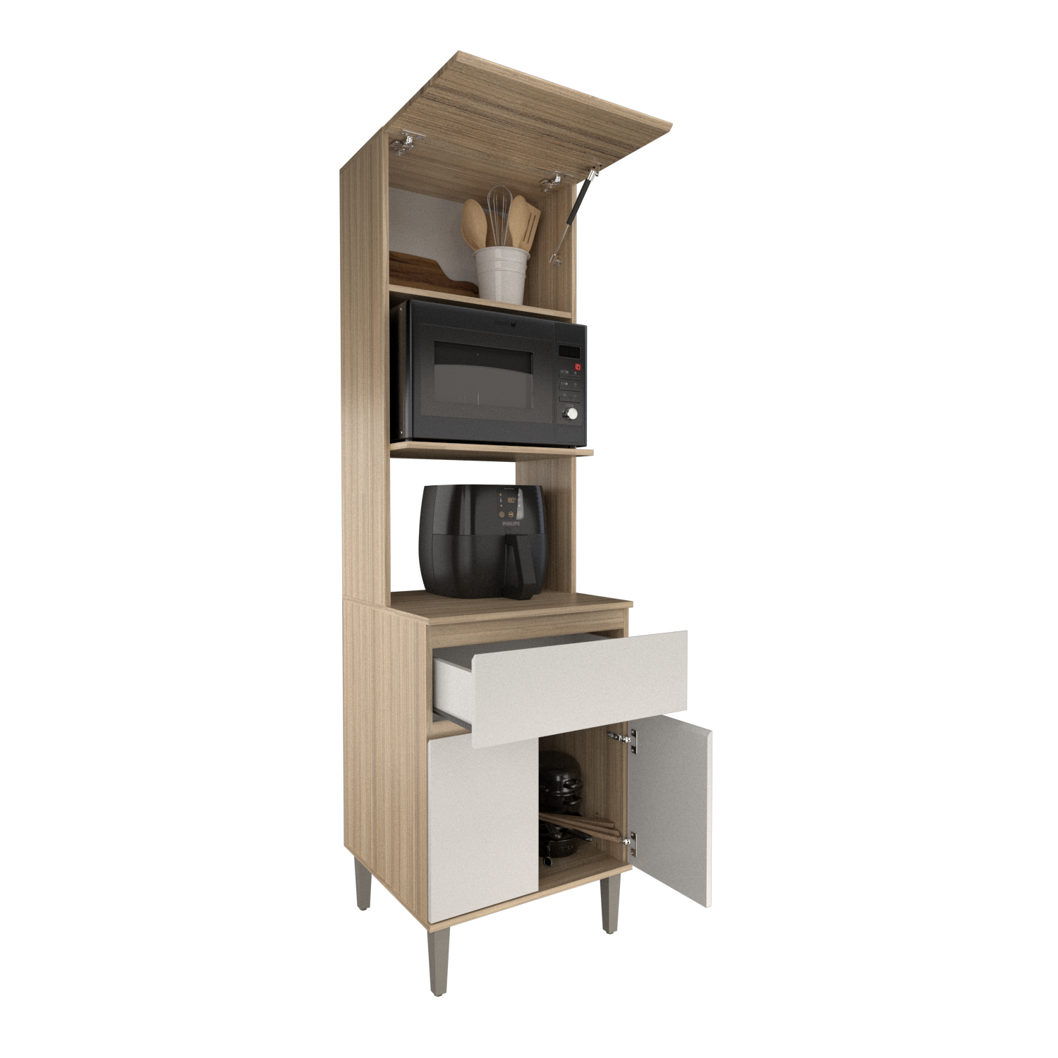 Columna Portamicroondas 60 cm Tables 85011 - Imagen 7