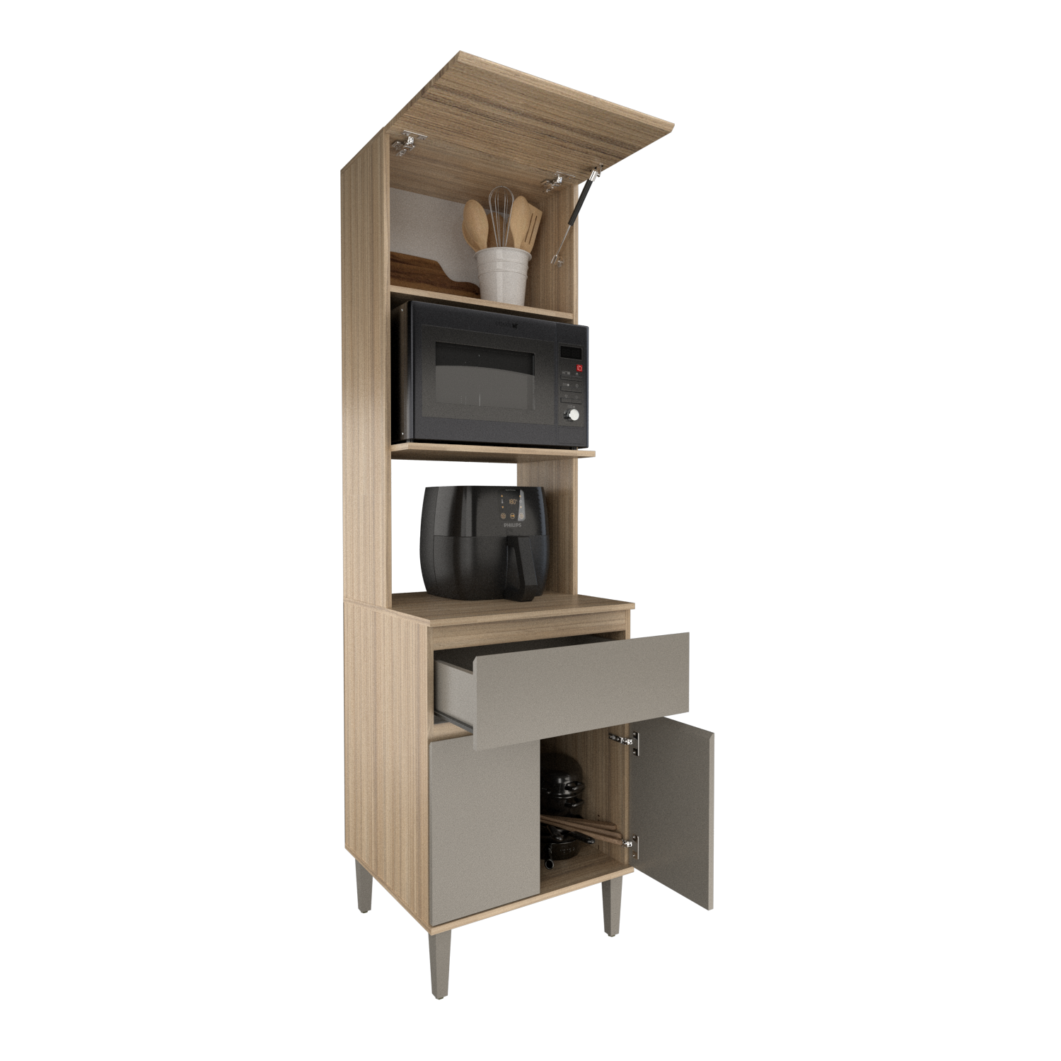 Columna Portamicroondas 60 cm Tables 85011 - Imagen 11
