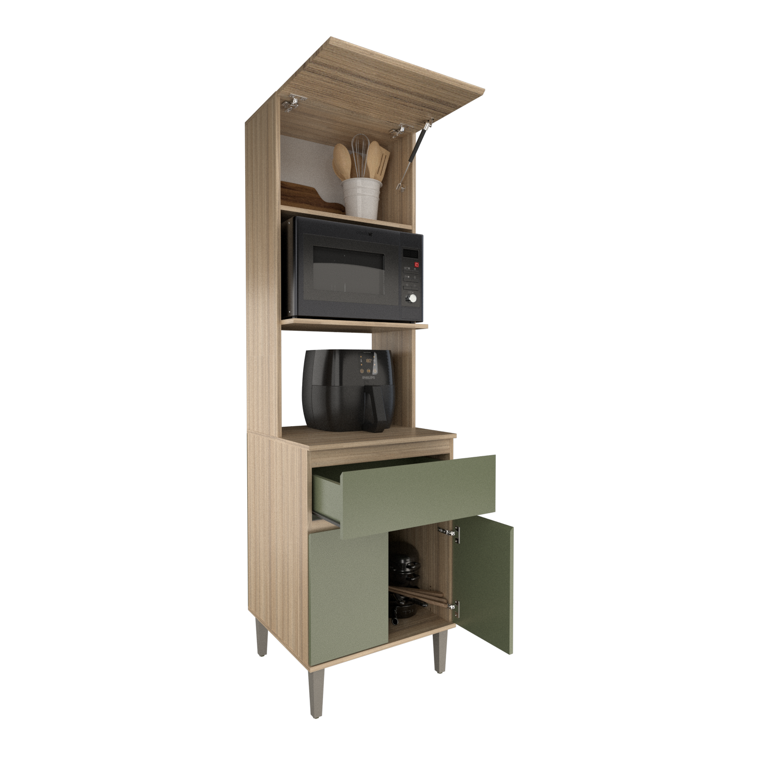 Columna Portamicroondas 60 cm Tables 85011 - Imagen 14