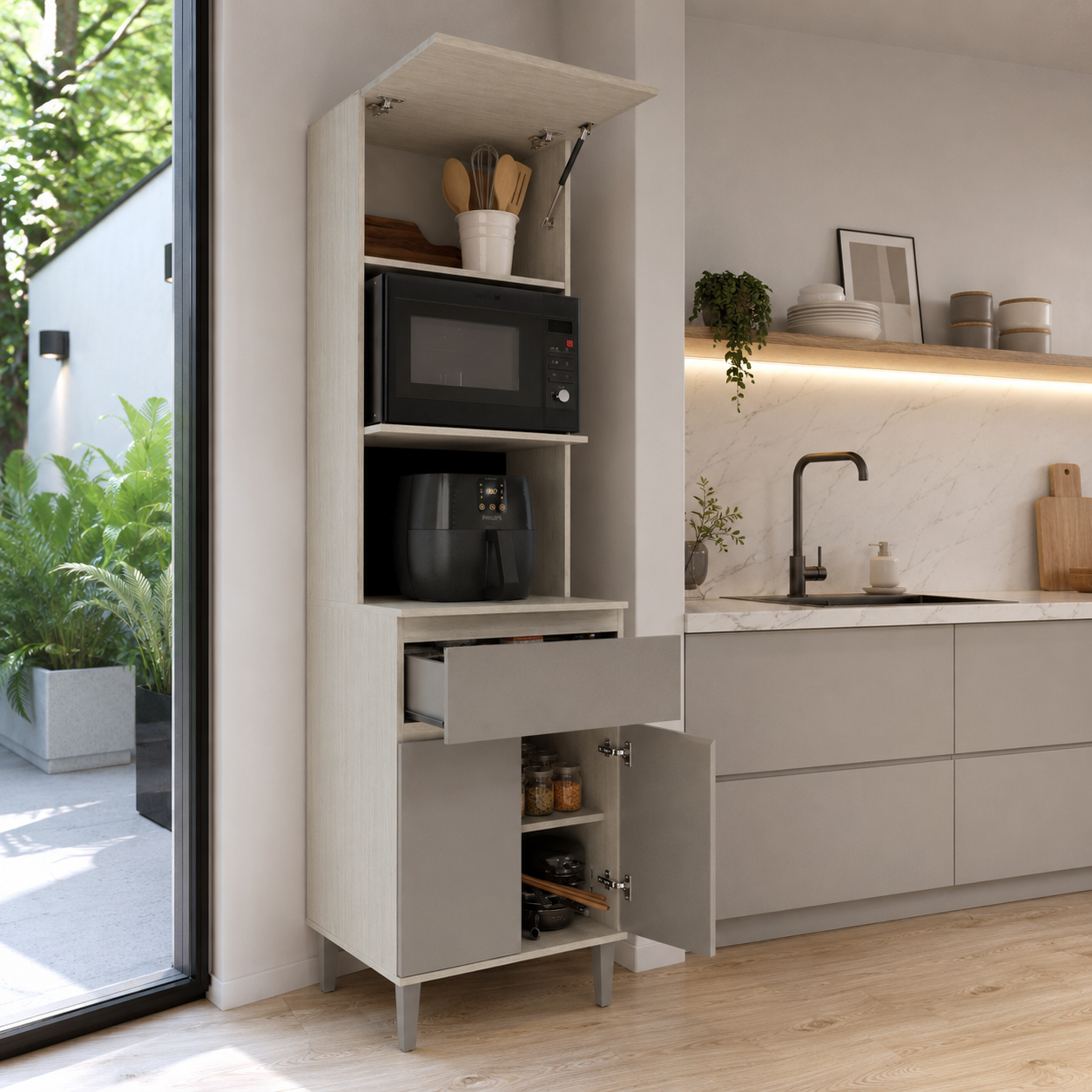 Columna Portamicroondas 60 cm Tables 85011 - Imagen 22